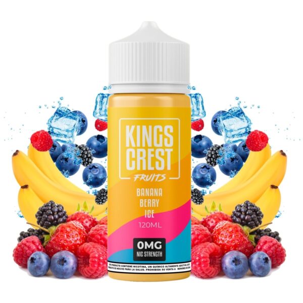 King Crest Fruit 120ml x 3mg Banana Berry Ice