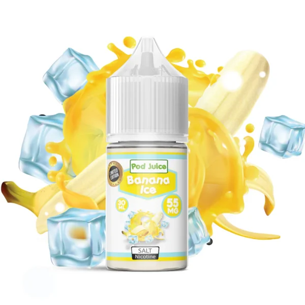 Pod Juice Salt 30ml x 20mg Banana Freeze