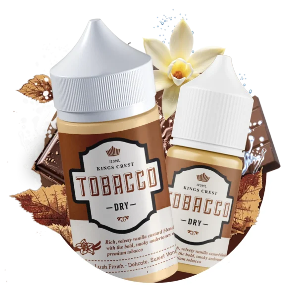 King Crest VCT 30ml x 35mg Tobacco Dry
