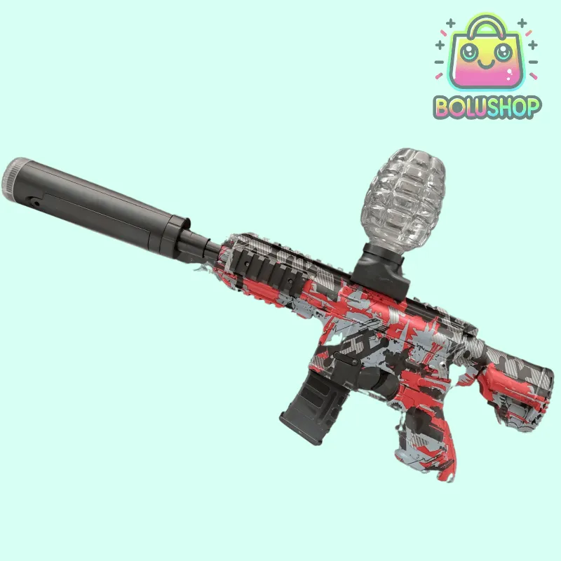Arma Hidrogel Automatica M416 Rojo